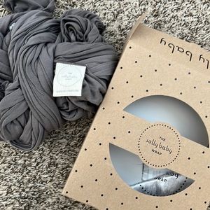 Solly Baby Wrap - slate gray, like new
